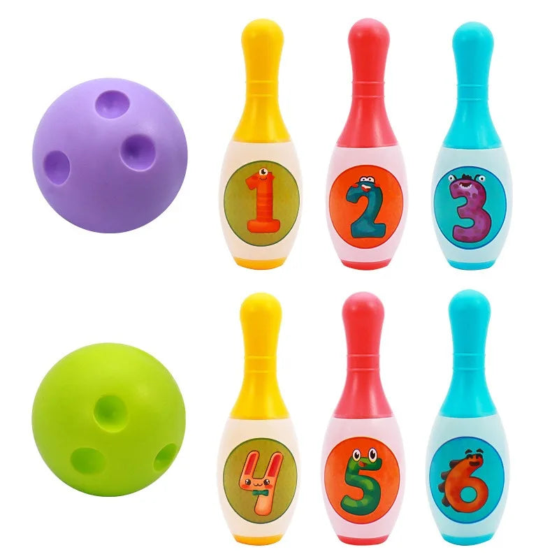 Children's Bowling Stall Toy Indoor Sports Ball Set Outdoor Boy Girl Toy Parent-Child Interactive Games Birthday Gift