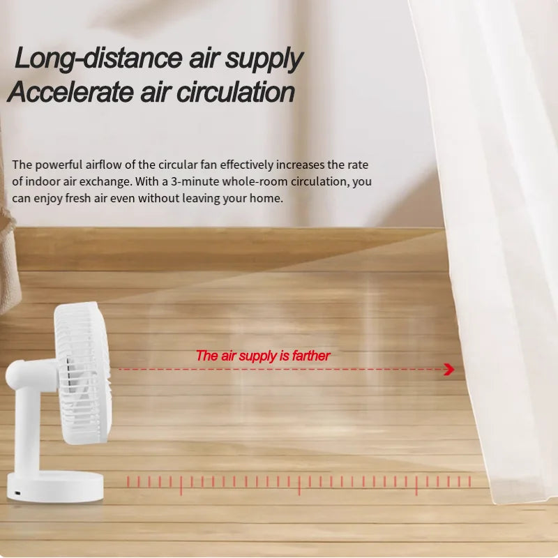 Desktop fan convection cycle USB plug-in fan small electric fan for office desk small electric fan can be adjusted up and down
