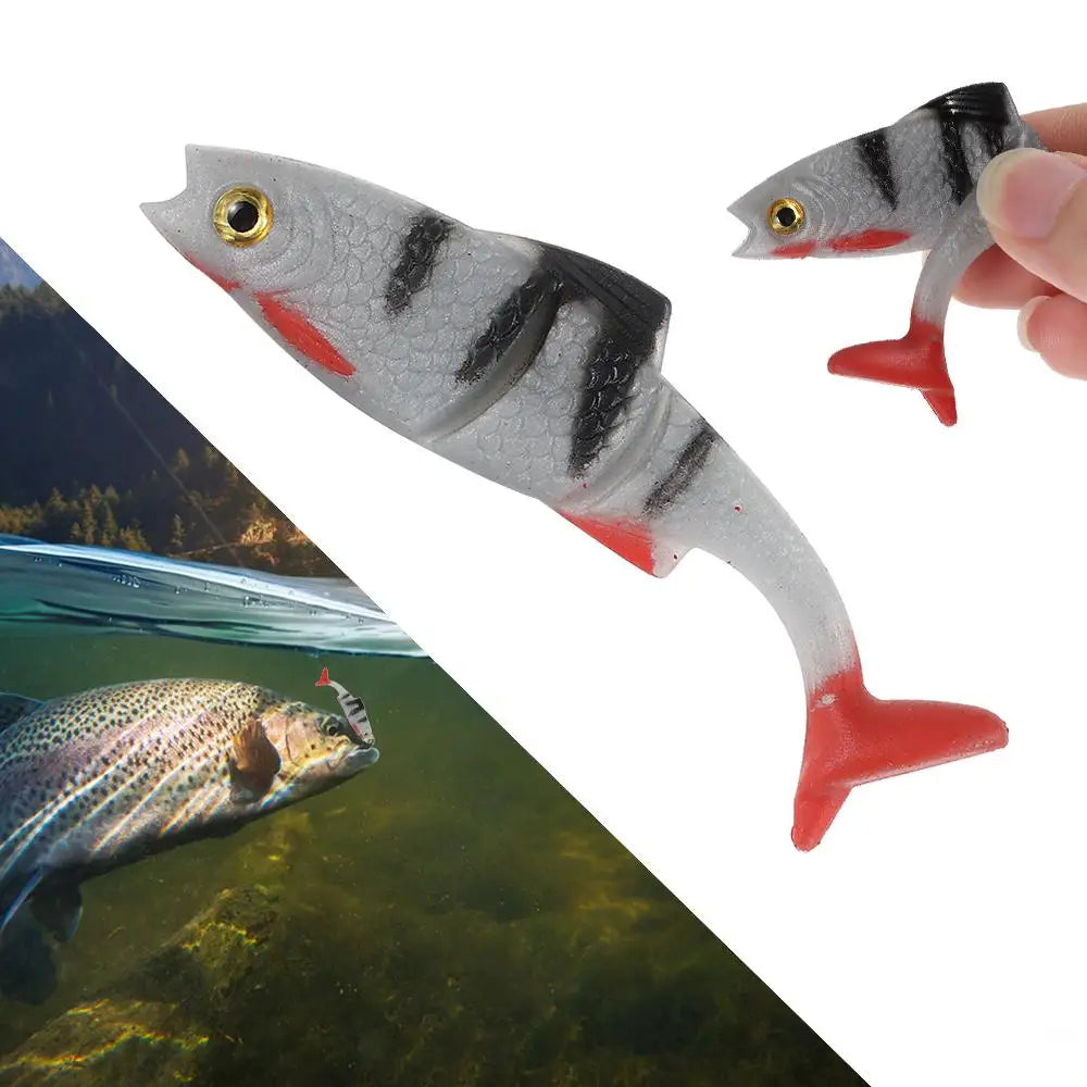 1pcs Fishing Lures Life like Bass Fishing Lure Swim Bait Unique Articulated Swim Baits Flexible Fishing Accessories