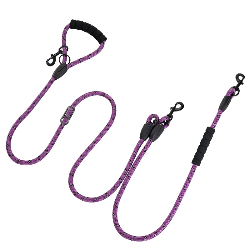 Pet Sling Rope Dog Leash 7.8ft Long with Padded Handle,Heavy Duty,for Control Safety Training | Leashes for Large Dogs or Medium