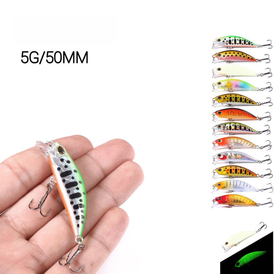Lure Fish Bait: Micro-object Long-range Drop, Glow-in-the-water, Small Milo Tremor, Slow-sinking, Dead Flight Fake Bait