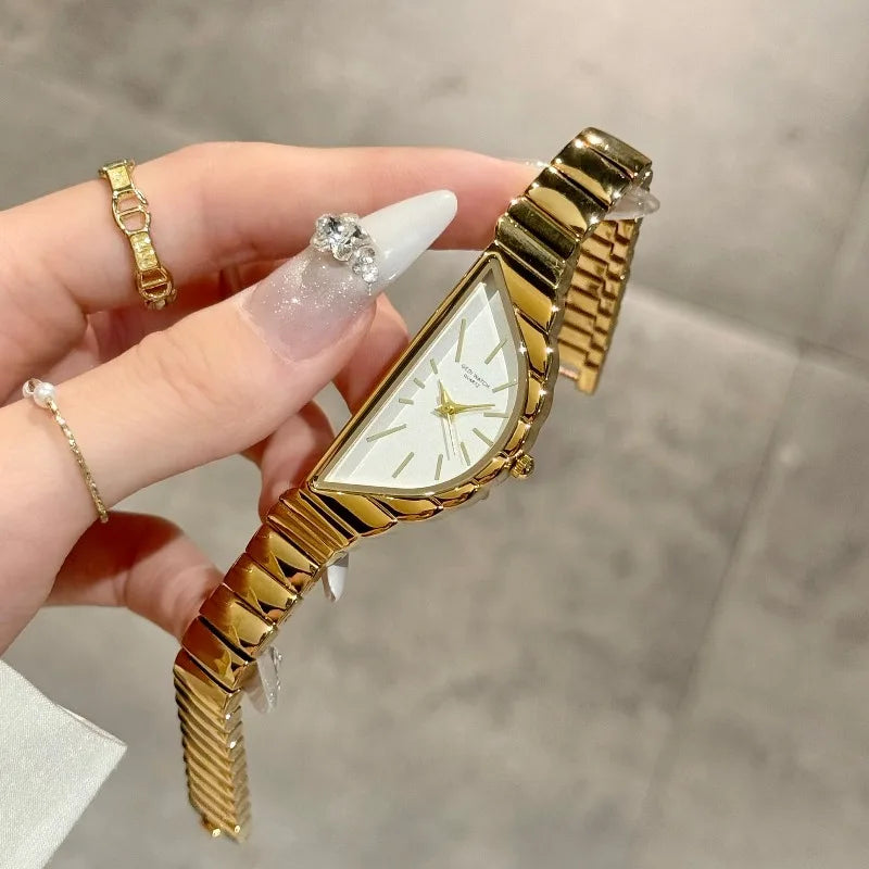 Women's Watch Light Luxury Semicircular Irregular Design Light Luxury Niche High-end Small Ladies Watch
