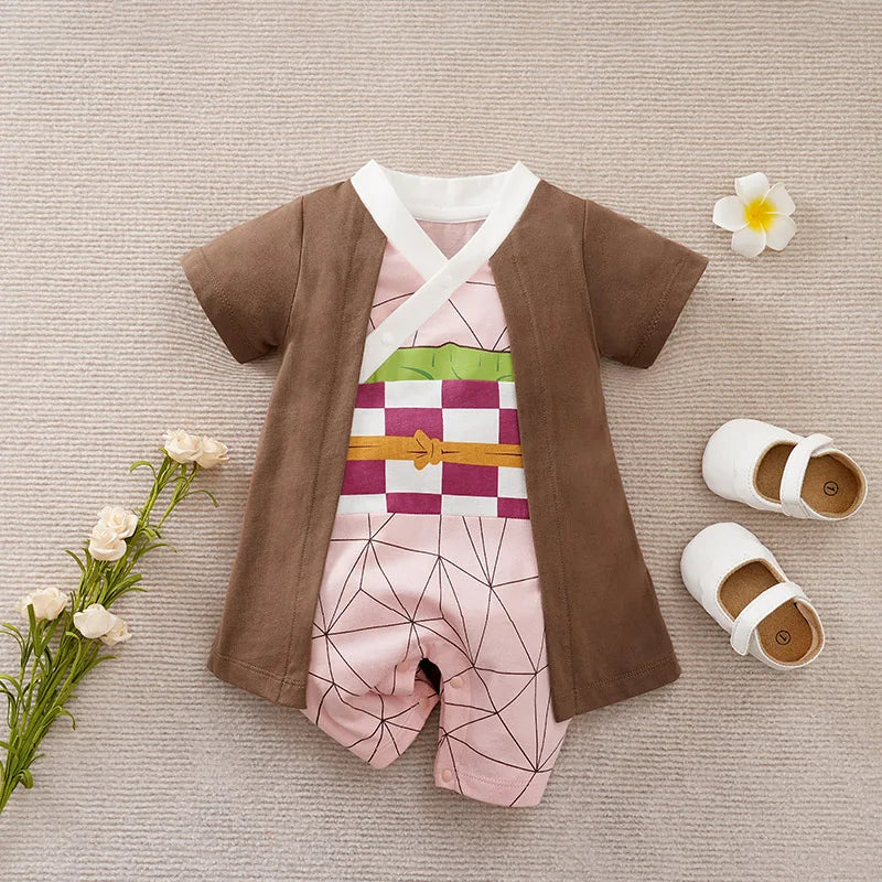 Baby Role-Playing Clothes Spring And Autumn Jumpsuit Baby Boy And Girl Personalized Children's Clothing Pure Cotton Clothes