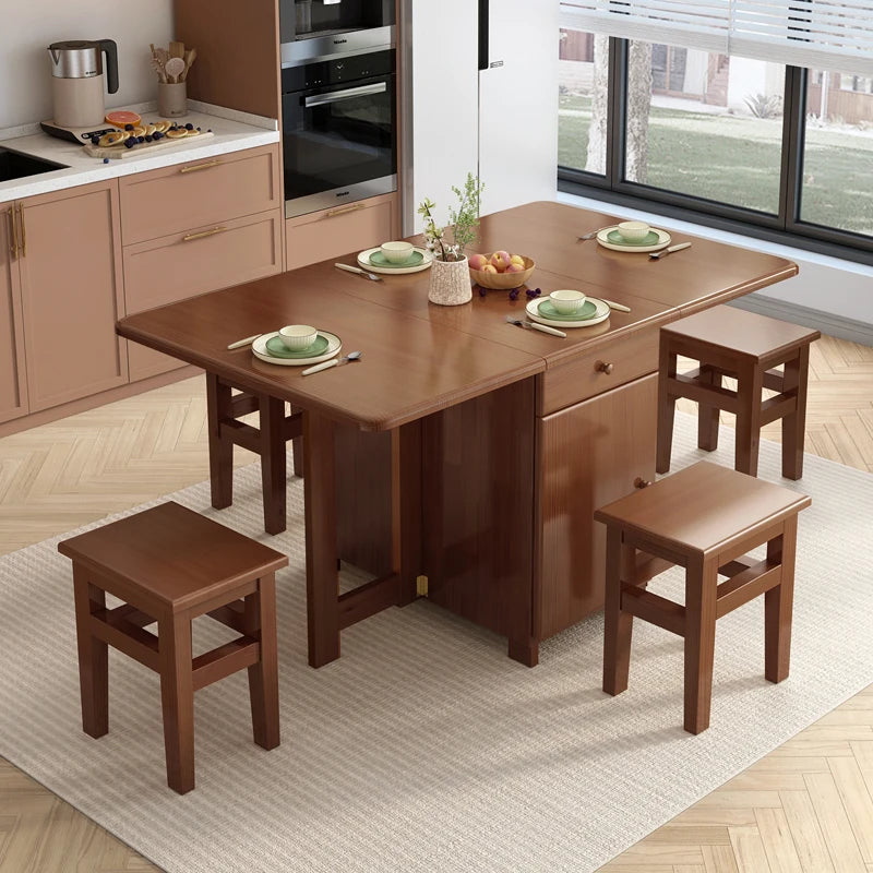 Simple Style Dining Table Decoration Luxury Minimalist Folding Tables Modern Mesas Y Sillas De Comedor Living Room Furniture
