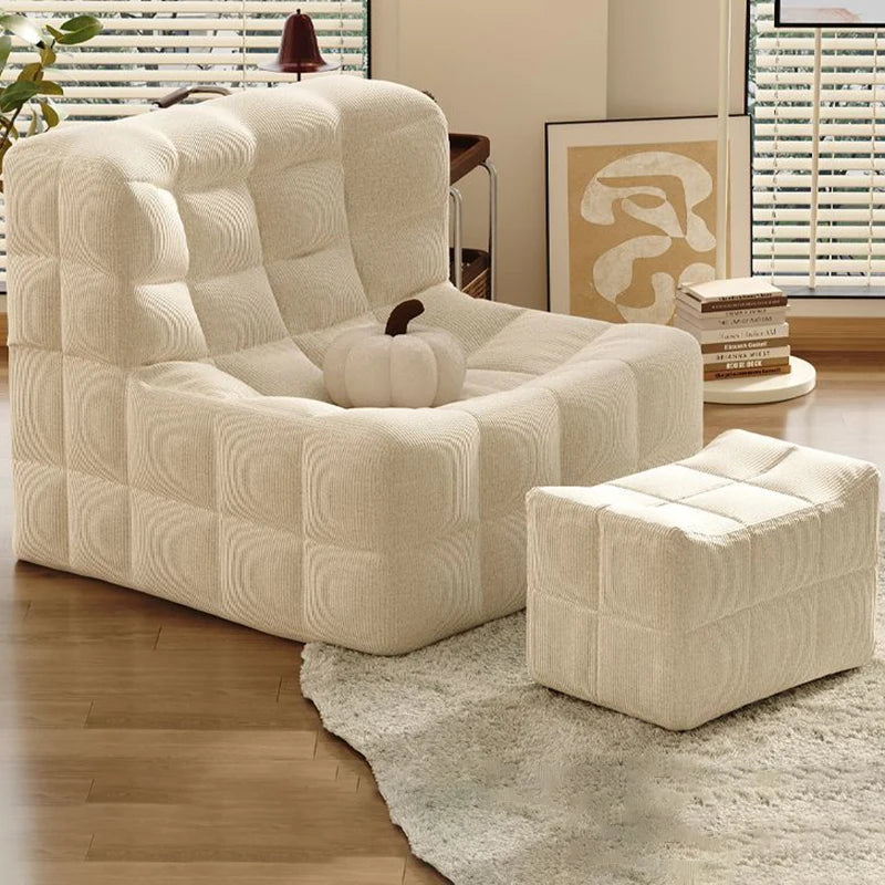 Relaxing Lazy Sofa 1 Person Living Room Corner Sofas Single Nordic Modern Cheap Sofas for Adult Bedroom Family Home Furniture