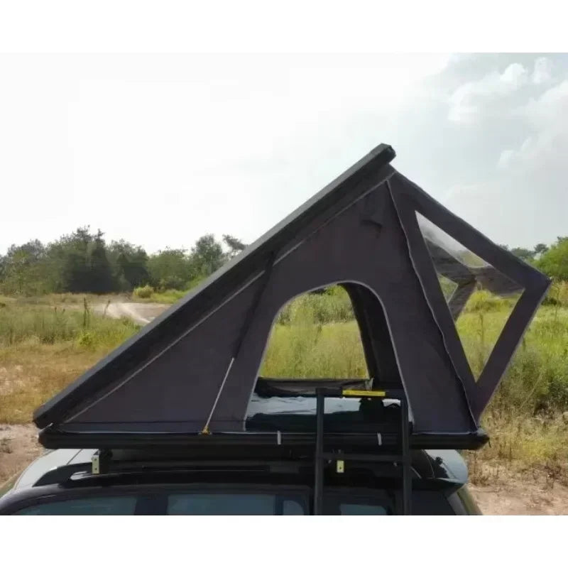 High Quality Custom Hard Shell Roof Top Tent Camper For Car Suv Aluminium Triangle Hard Shell Roof Top Tent