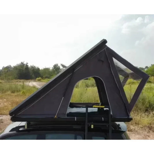 High Quality Custom Hard Shell Roof Top Tent Camper For Car Suv Aluminium Triangle Hard Shell Roof Top Tent
