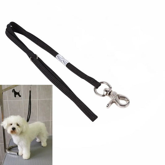 Pet Accessories Durable Restraint Rope Harness Animal Cat Nylon Rope Dogs Leash Noose Loop Lock Clip Rope