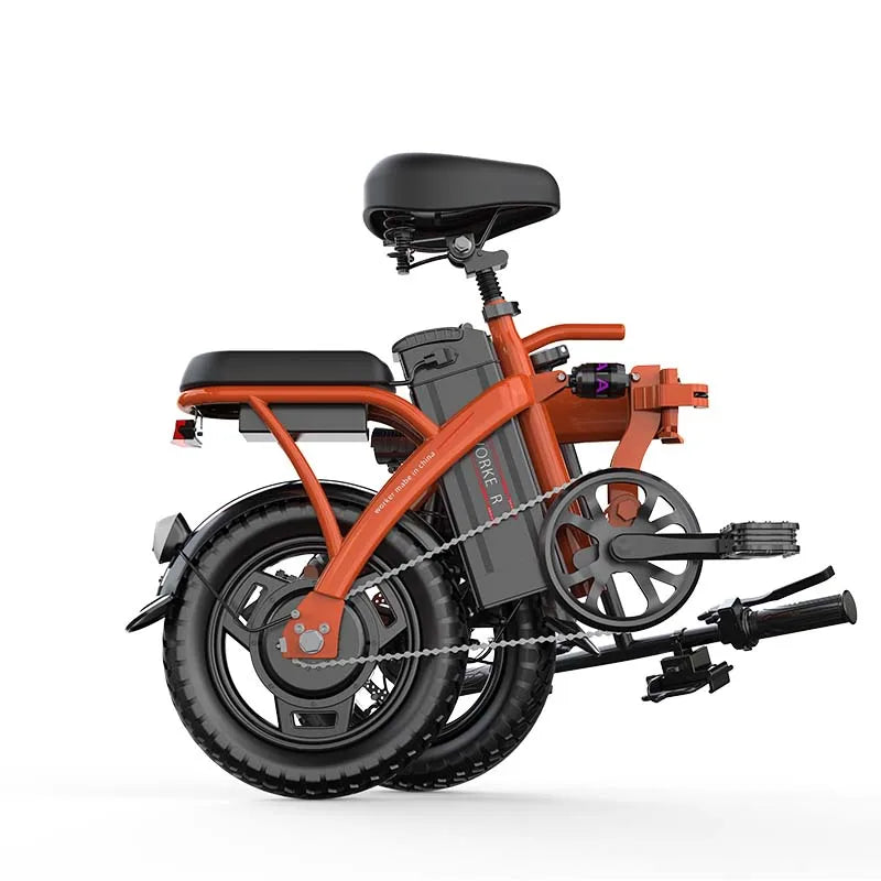 Hot Sale Mini Size Fashion Electric Bicycle 400W 48V 14 Inch Electric City Bike Mini Foldable Electric Scooter