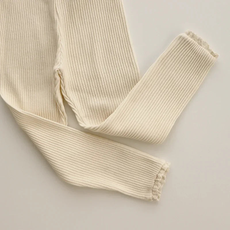 Newborn Leggings For Baby Girl Clothes Infant Kids Ribbed Autumn Kids Trousers Toddler Girl Leggings Baby Clothing