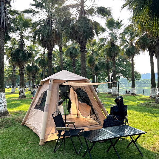 Large Family Air Tent 4-6 Person Garden Waterproof Camping Hiking Trip Suitable Tents Outdoor Shelter