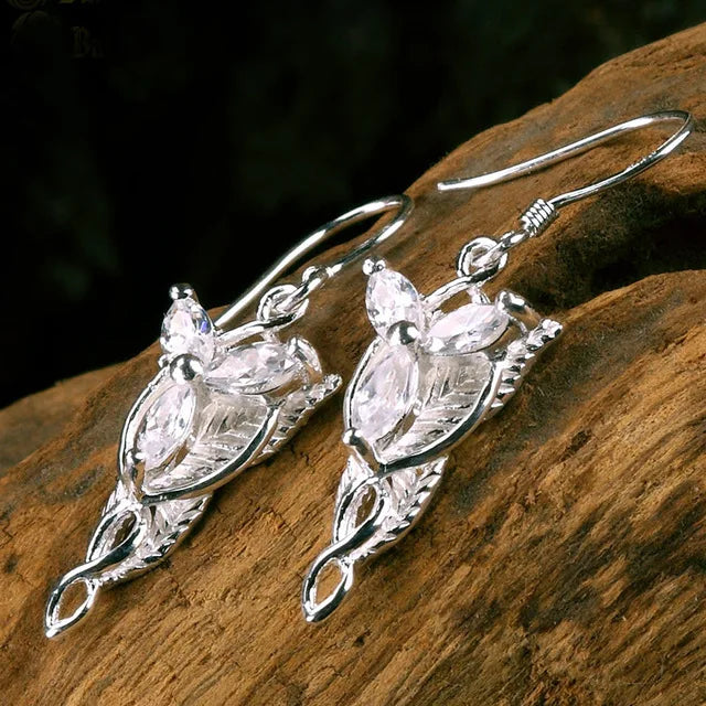 2023 Women's Wedding Jewelry Center Pendant S925 Sterling Silver Pendant for Women Chain Princess Arwen Crystal High-End Gifts