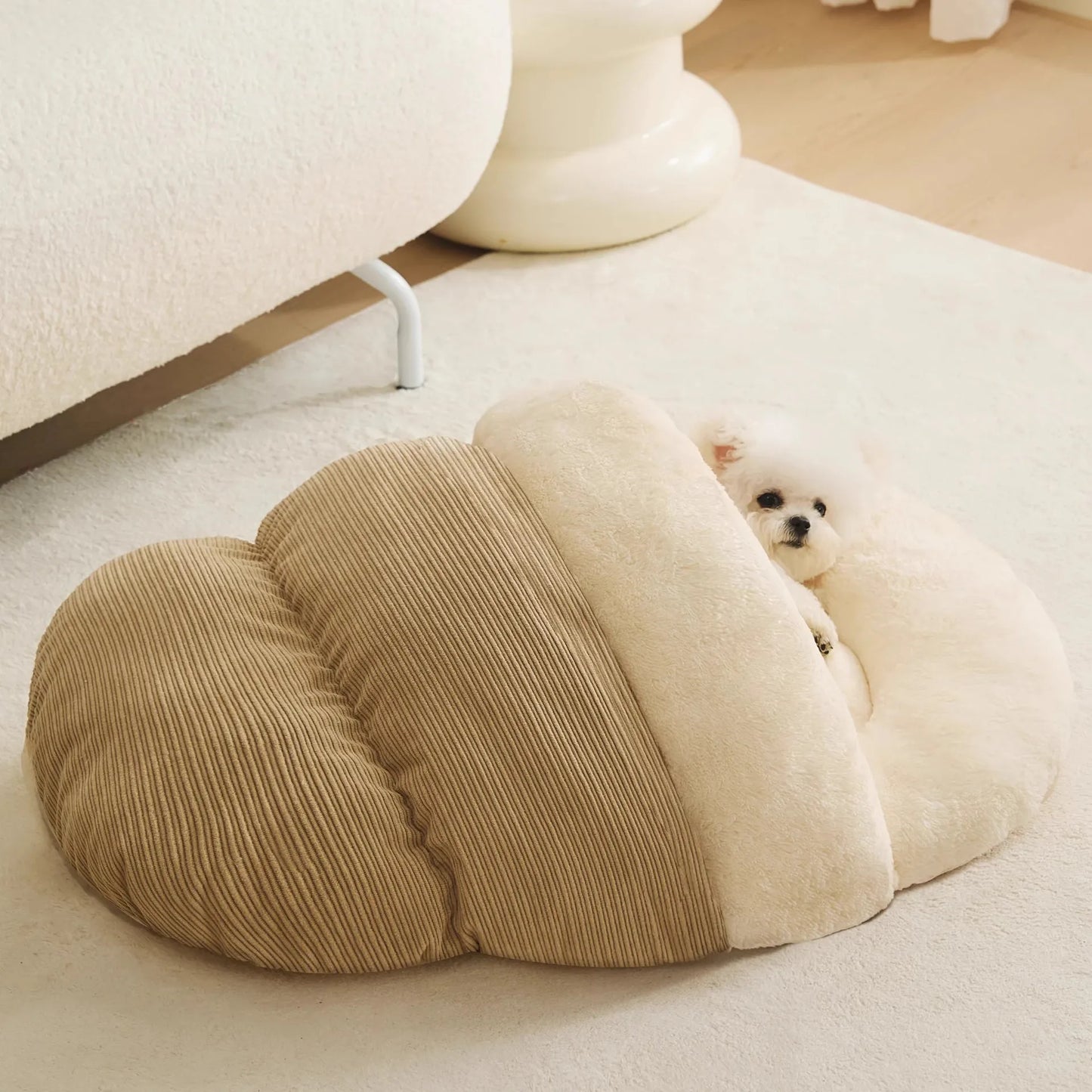Teddy Small and Medium-sized Dog Pet Sleeping Pads Cat Bed Four Seasons Universal  Deep Sleep Bed Pet Tent Cave Nest Cat House