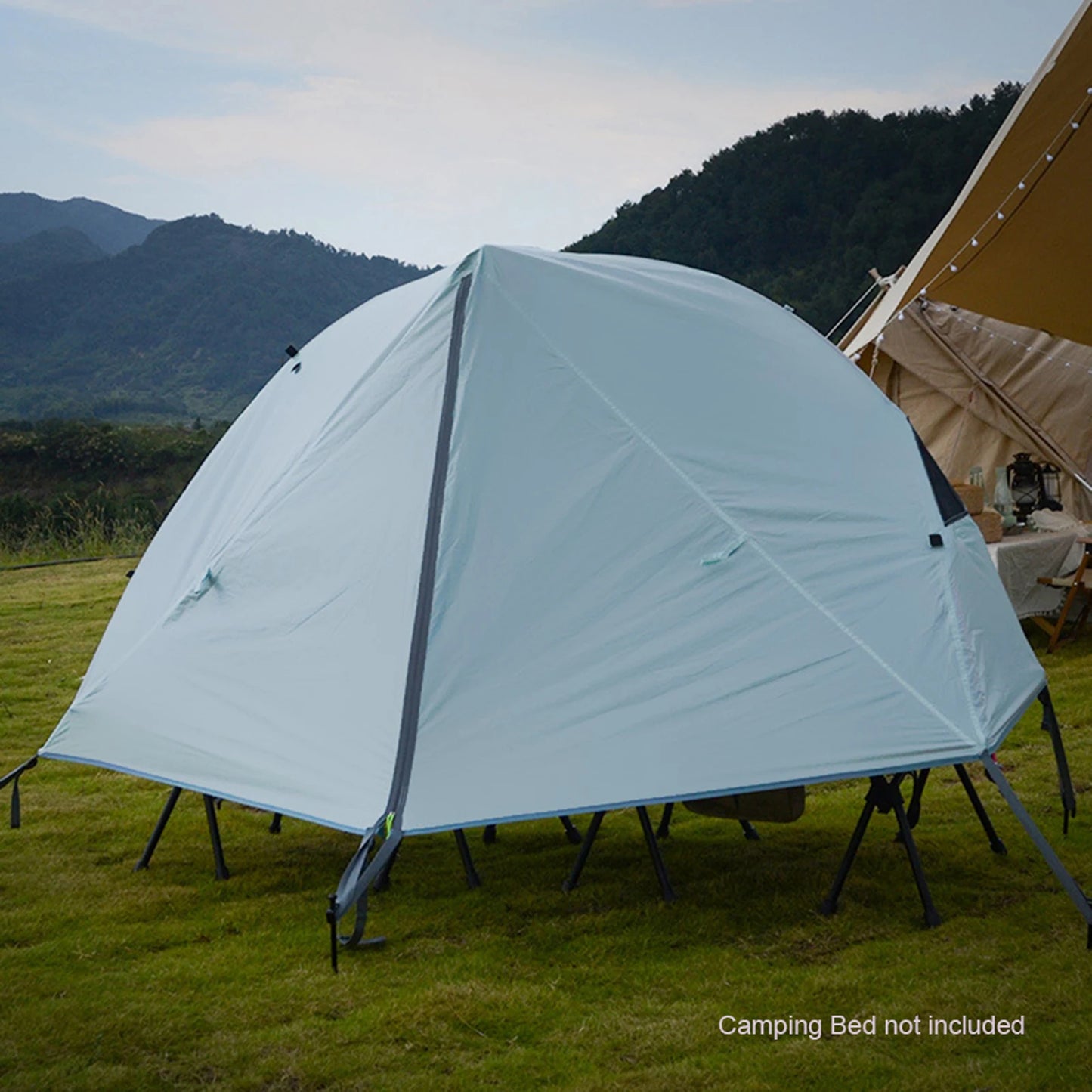 1 Person Camping Tent for Cot Lightweight  Resistant Tent for Outdoor Camping Backpacking Traveling Camping Tent
