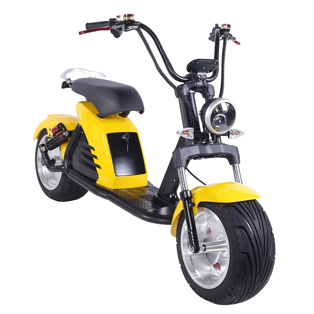 Adult Electric Motorcycle 3000W Motor Max Speed 70 KM/H 18 Inch Fat Tire  60V30AH Mileage 60-80KM  2 Wheel E Scooter