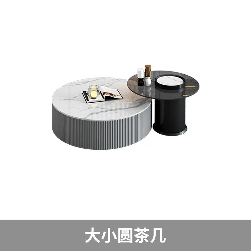 Living Room Coffee Table Modern Designer Storage Luxury Side Table Unique Minimalist Service Mesa Auxiliar Home Furniture