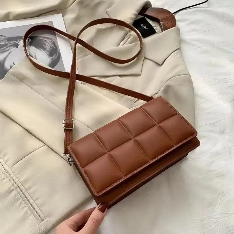 Women Shoulder Bag Large Capacity  Fashion Trend Waterproof Classic Simplicity Design Sense PU Leather Female Crossbody Bag