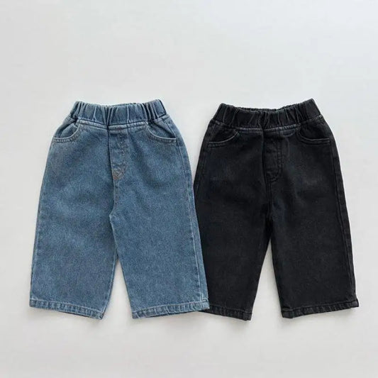 2025 Autumn New Baby Boy Denim Pants Children Casual Pants Infant Girls Jeans Toddler Trousers Fashion Kids Baby Clothes