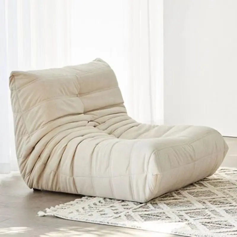 MOMO Caterpillar Lazy Sofa 90cm Width Tatami Mat Single Person Bedroom Balcony Ins Sofa Foam Filling for Lie And Sleep
