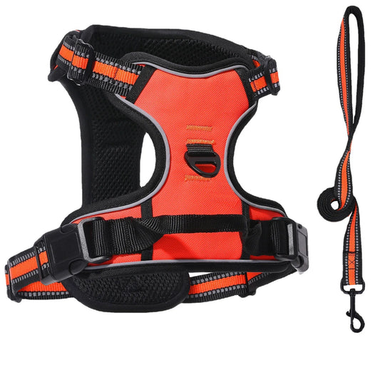 Pet rope vest style pet dog towing rope explosion-proof shockproof break free big dog chest strap reflective dog