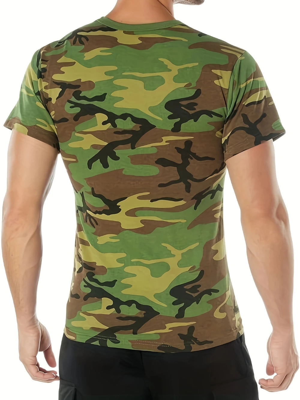 Men's Camouflage Clothing Loose Breathable And Comfortable Men's Tops Hunting Clothing Quick-drying And Sweat Absorption