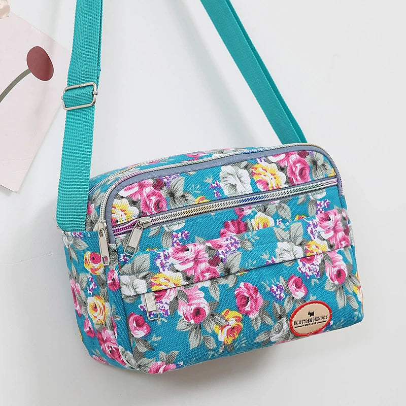 Women's Canvas Tote Bag Large Capacity Handbags for Female Commuting Women's Messenger Shoulder Bag Travel Handbag