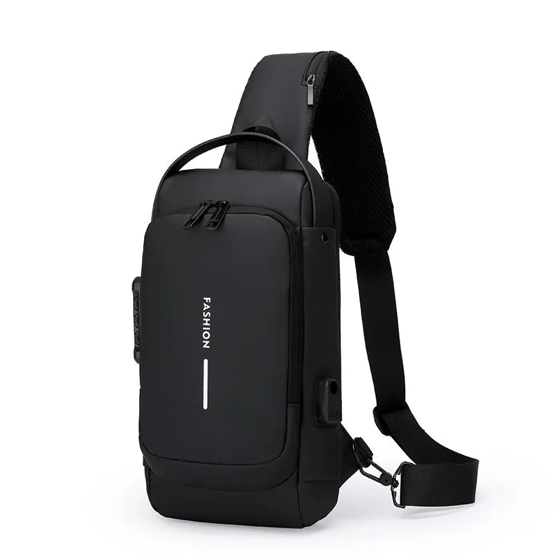 Men's Chest Bag for Cycling & Outdoor Sports - Also Great As A Running and Travel Waist/Shoulder Bag