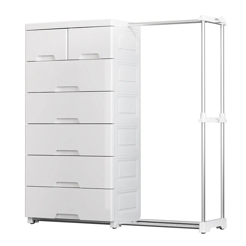 Baby wardrobe clothes rack household plastic storage cabinet drawer storage simple wardrobe