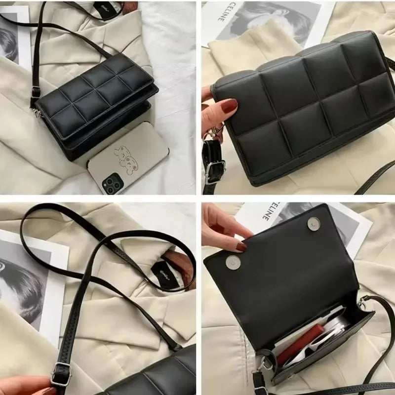 Women Shoulder Bag Large Capacity  Fashion Trend Waterproof Classic Simplicity Design Sense PU Leather Female Crossbody Bag