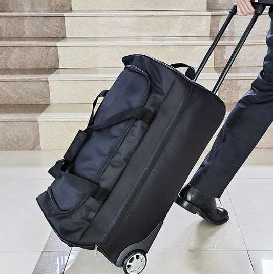 Men Rolling Luggage Carry on trolley tote Travel trolley Baggage Bag for men carry on luggage Suitcase bag wheels  Wheeled bags