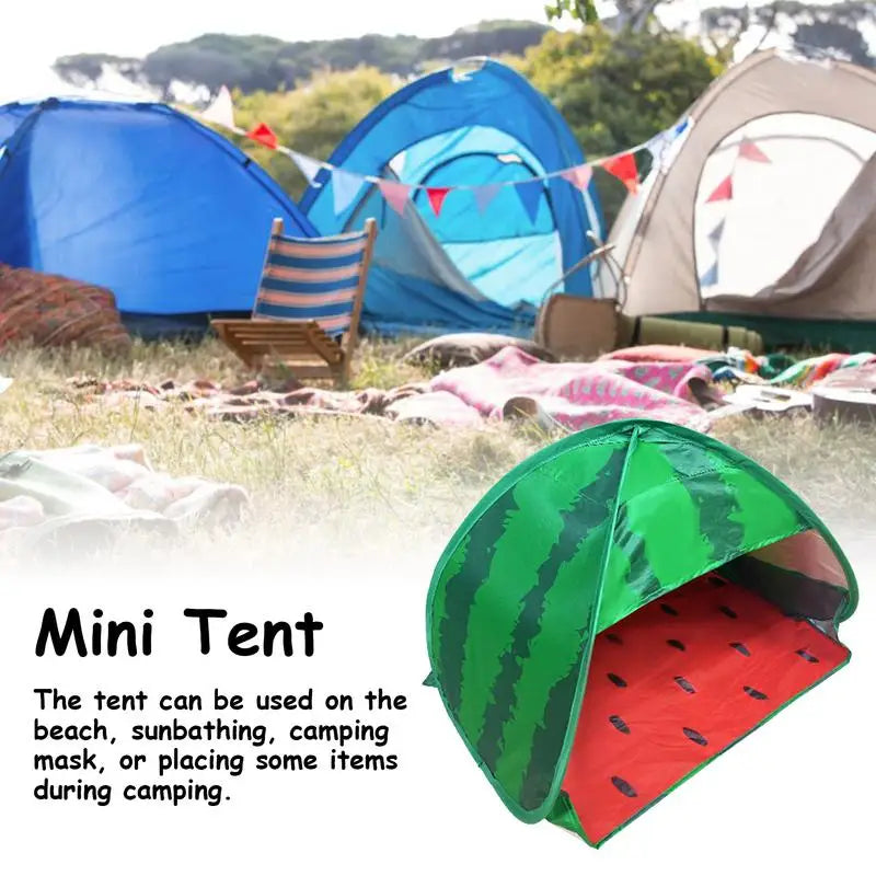 Beach Awning Watermelon Form Tent Camping Tent Waterproof Anti UV Tent Ultralights Pop Up Tent Summer Pet Protection