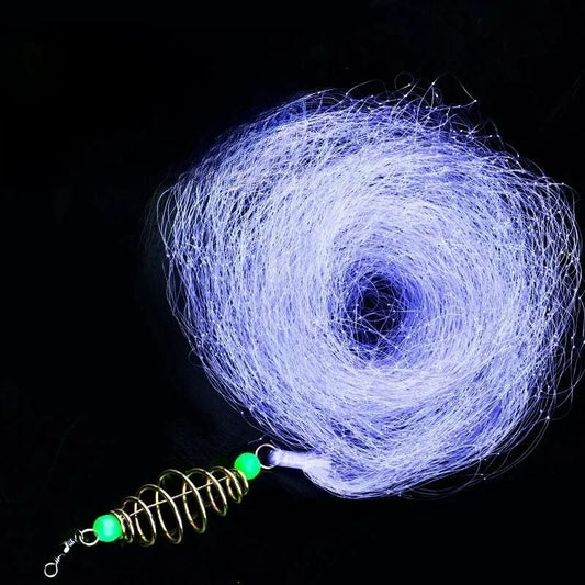 Trap Fishing Net Fishnet Floating Throwing Fishing Explosion Hook Mesh Trap Net Supplies Fishing Accessories For Fisherman