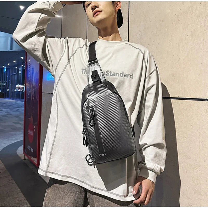 Men's Waterproof Shoulder Bag Simple Business Travel Fashion Bag Fashion Leisure Sports Backpack Outdoor Hiking Bag