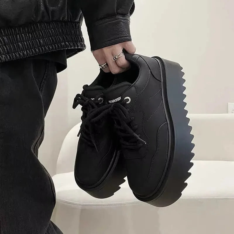Men's Shoes Spring Autumn New Men Thick Soled Casual Sneakers High Quality Comfortable Soft Board Shoes Versatile Zapatos Hombre