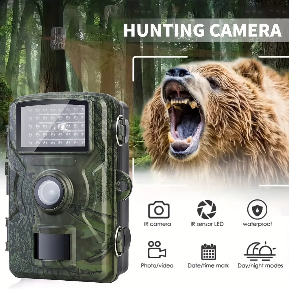 Hunting Camera Activated Tracking Photo Trap Cam Wild Infrared Night Vision Outdoor Motion Trail Game Cam for Wild Surveillance