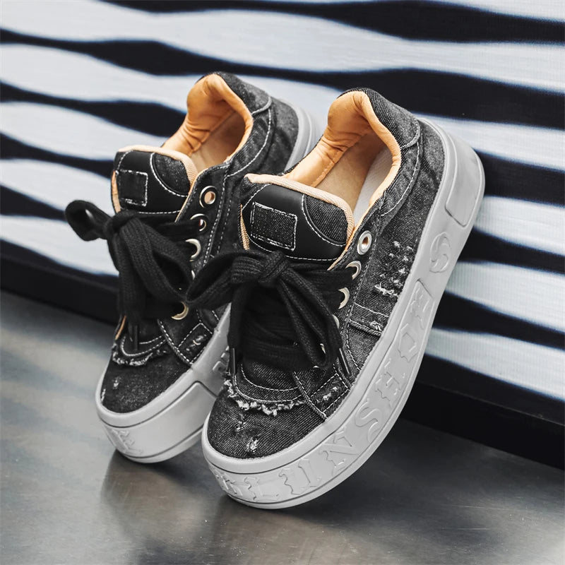 Men's Casual Shoes Spring 2025 New Fashion Man Sneakers Anti Slip Wear-resistant Footwear Men Outdoor Lace Up Breathable Outsole