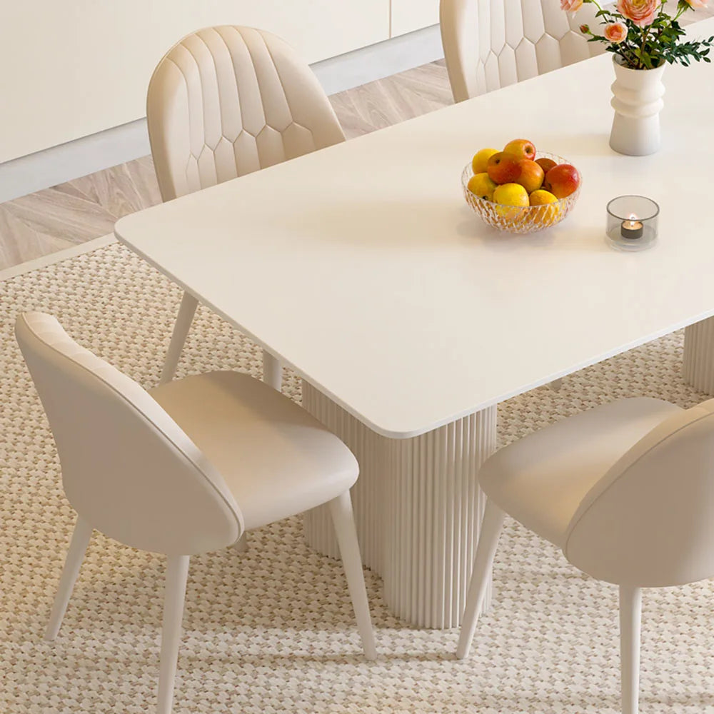 Rectangle Modern Dining Table Luxury Balcony Nordic Breakfast Dining Table Waterproof Design Muebles De Cocina Furnitures