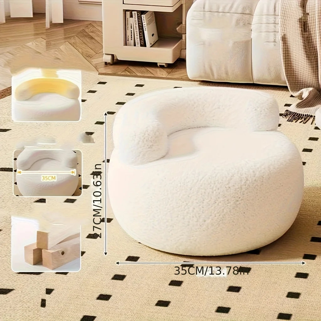 sofa stool, household cream wind stool, living room coffee table, sitting pier, pumpkin low bench, shoe changing stool, door