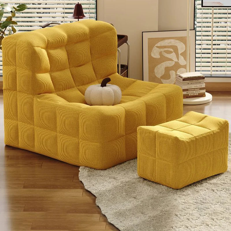 Relaxing Lazy Sofa 1 Person Living Room Corner Sofas Single Nordic Modern Cheap Sofas for Adult Bedroom Family Home Furniture
