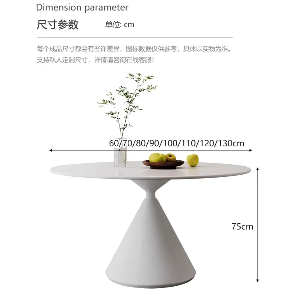 Relaxing Round Dining Tables Modern Camping Balcony Italy Dining Table Living Minimalist Juegos De Comedor Kitchen Furniture