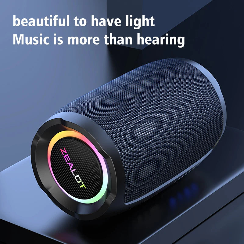 ZEALOT-S49 Portable Bluetooth Speaker 20W IPX7 Waterproof Powerful Sound Box Bass Boost Dual Pairing True Wireles Stereo Outdoor
