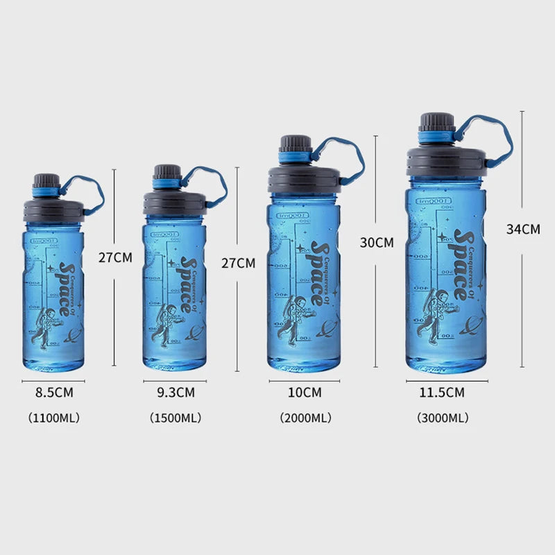 Fitness Sports Water Bottle Plastic Large Capacity High Quality Water Bottle Outdoor Climbing Bicycle Drink Bottle Kettle