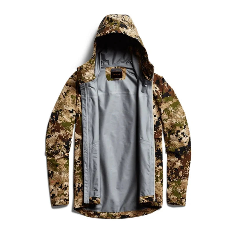 Men's hunting raincoat Dew point jacket camouflage fishing hunting clothing