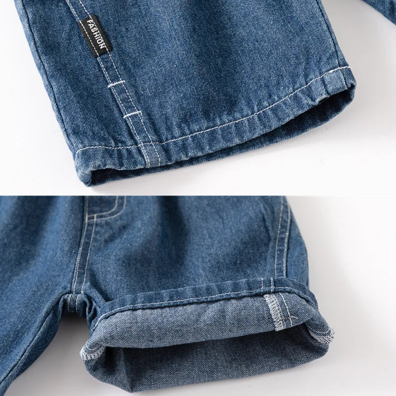 Summer Fashion Jeans Pant For Boys High Quality Boys Jeans Kids Shorts for 1 to 7 Years Baby Boys Denim Shorts Cowboy Pants