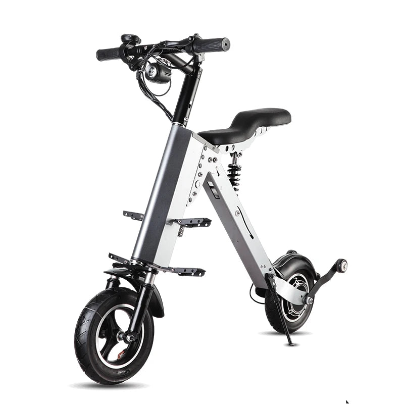350W 36V 3 wheels Parents Child Electric Scooter 2 Seats For Adults Children 10 Inch Folding Electric Tricycle Scooter For Women