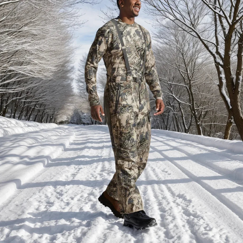 Men's Boreal Aerolite bib insulated camouflage hunting suit Fishing hunting pants