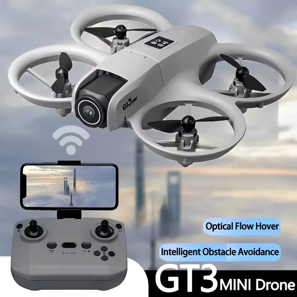 Drones GT3 MINI Professional HD 180° Dual Cameras For xiaomi Brushless Motors Obstacle Avoidance FPV Foldable Quadcopter Toys