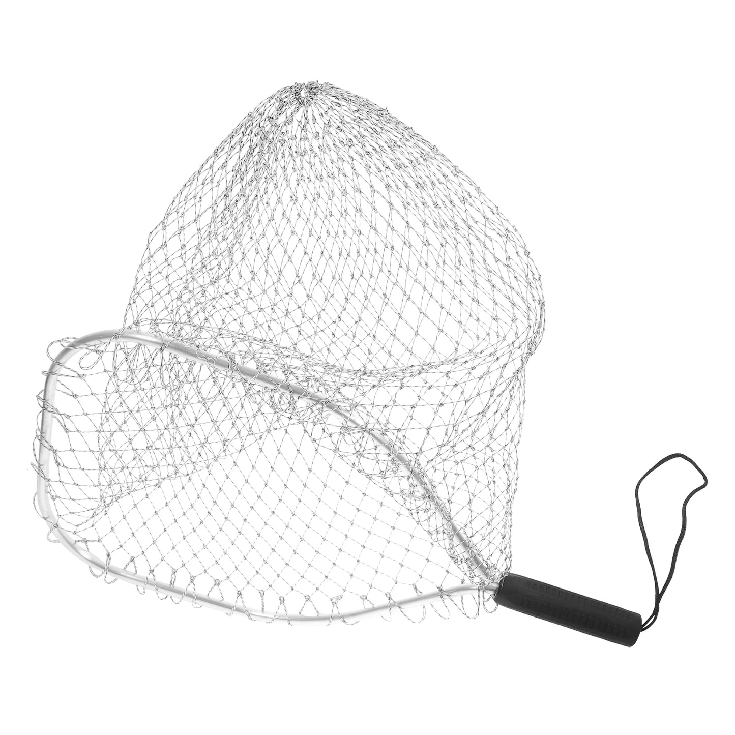 Fishing Net 30cm Heavy Duty Portable Fishing Catching Basket for Freshwater Saltwater Trout Nets