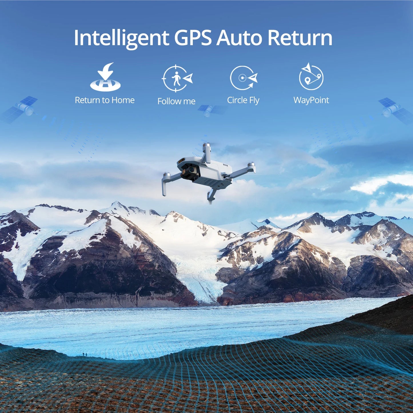 Potensic ATOM SE 4K GPS Drones Single Axis Gimbal EIS Professional Drones Under 249g Max 4-KM for Adults and Beginners