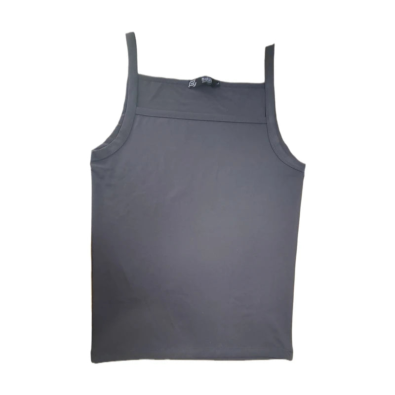 Men's wear sexy men underwear diy Male spaghetti strap low neck tight-fitting vest 100% cotton  t-shirt summer men's clothing